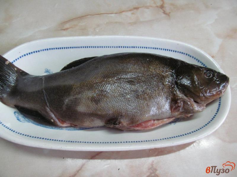 Фото приготовление рецепта: Жареная рыба с салатом шаг №1
