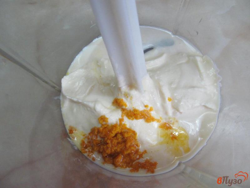 Фото приготовление рецепта: Апельсиновое мороженое шаг №5