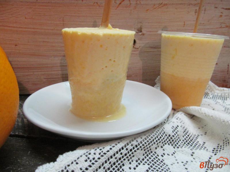 Фото приготовление рецепта: Апельсиновое мороженое шаг №8