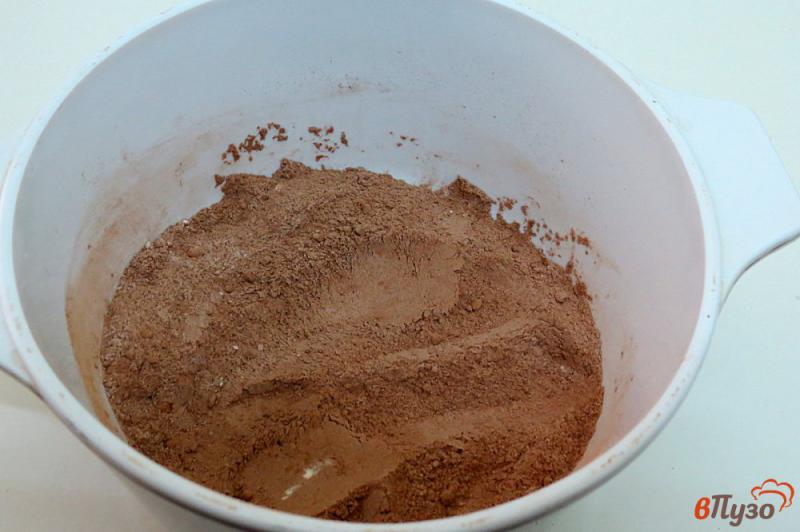Фото приготовление рецепта: Десертный шоколадный крем из какао шаг №3