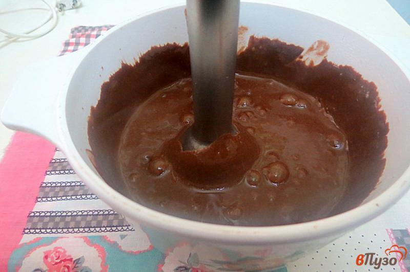 Фото приготовление рецепта: Десертный шоколадный крем из какао шаг №7