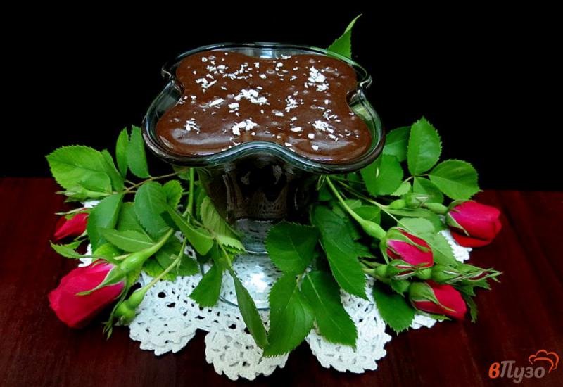 Фото приготовление рецепта: Десертный шоколадный крем из какао шаг №8