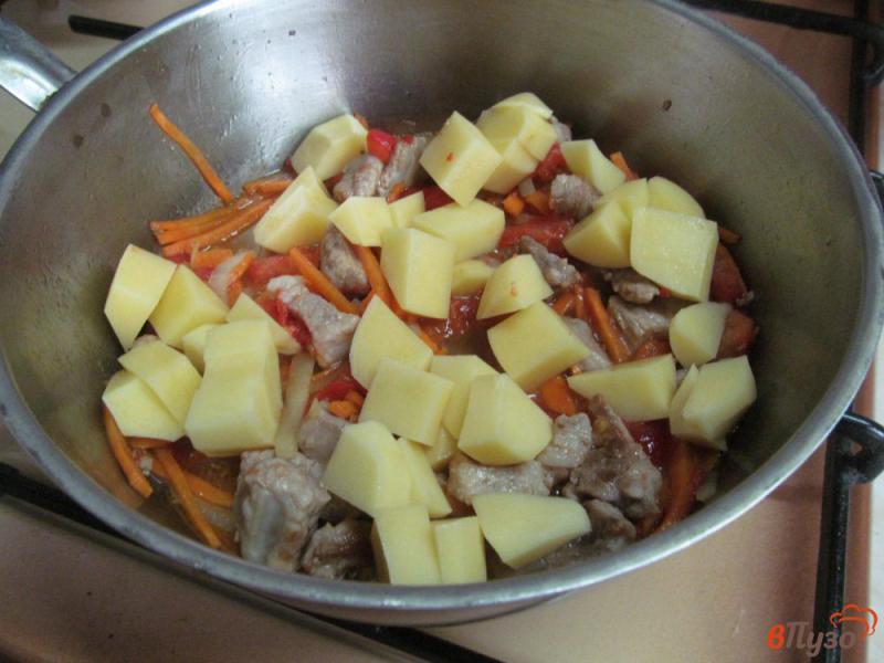 Фото приготовление рецепта: Рисовый суп «Мастава» шаг №4
