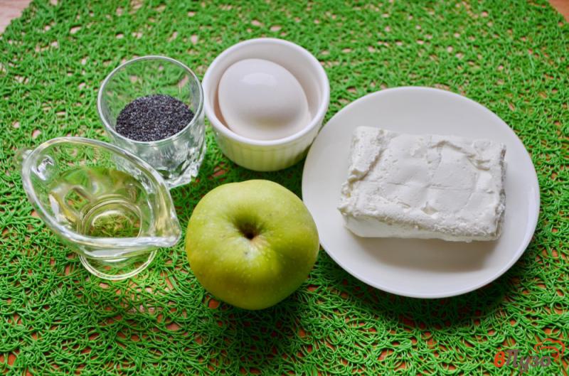 Фото приготовление рецепта: Творожная запеканка с яблоком и маком шаг №1