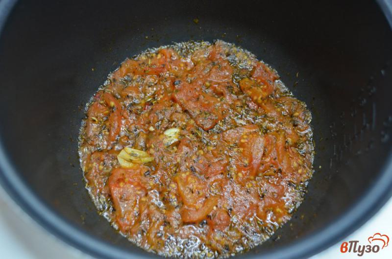 Фото приготовление рецепта: Томатный соус в мультиварке шаг №4
