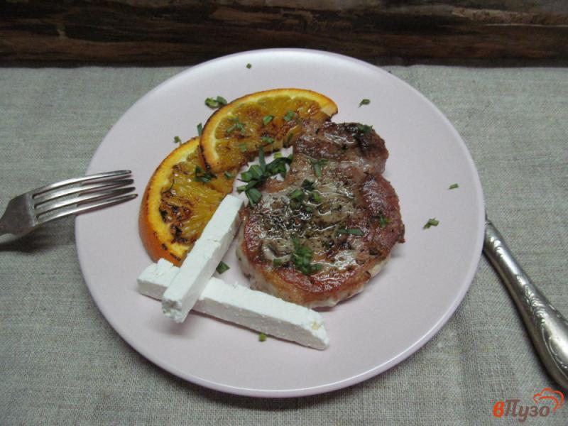 Фото приготовление рецепта: Свинина с апельсином шаг №6