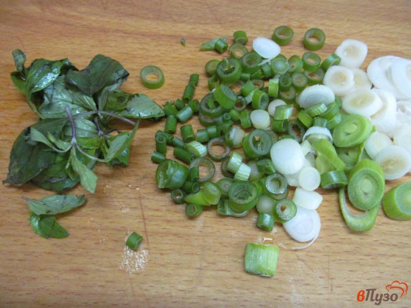 Фото приготовление рецепта: Теплый овощной салат на беконе шаг №3