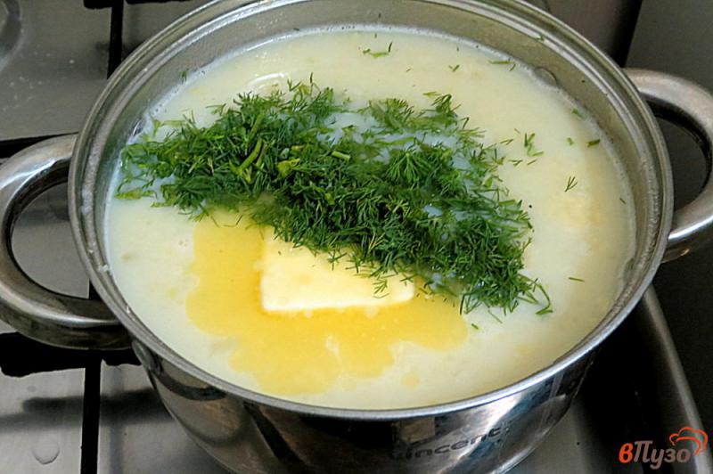 Фото приготовление рецепта: Картофельно-чесночный суп шаг №5