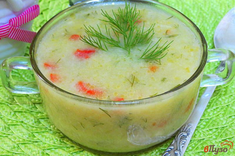 Фото приготовление рецепта: Картофельно-чесночный суп шаг №7