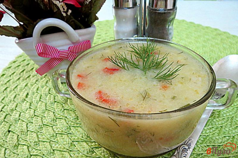 Фото приготовление рецепта: Картофельно-чесночный суп шаг №8