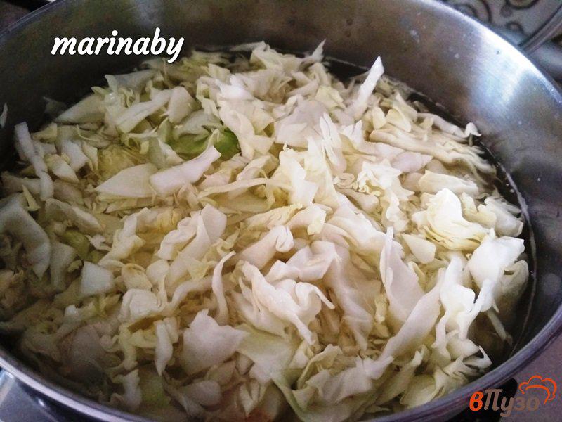 Фото приготовление рецепта: Щи из капусты с овощами шаг №3