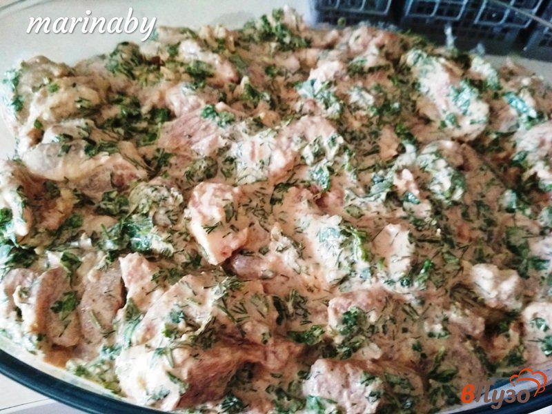 Фото приготовление рецепта: Свинина по-грузински в духовке шаг №8