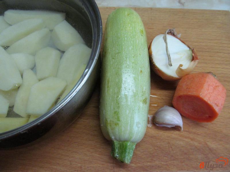 Фото приготовление рецепта: Запеченные молодые овощи шаг №1