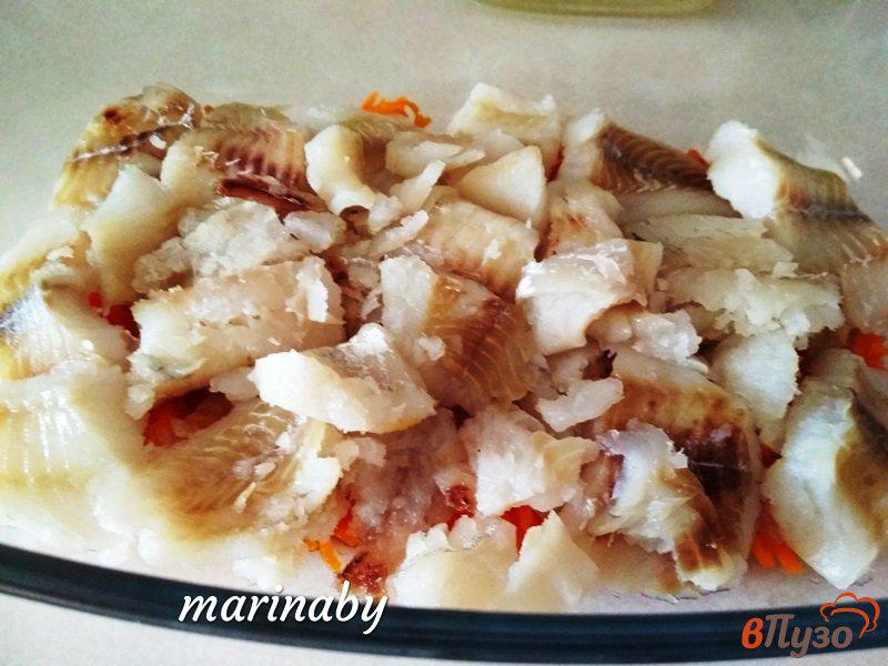 Фото приготовление рецепта: Филе минтая в маринаде из овощей шаг №6
