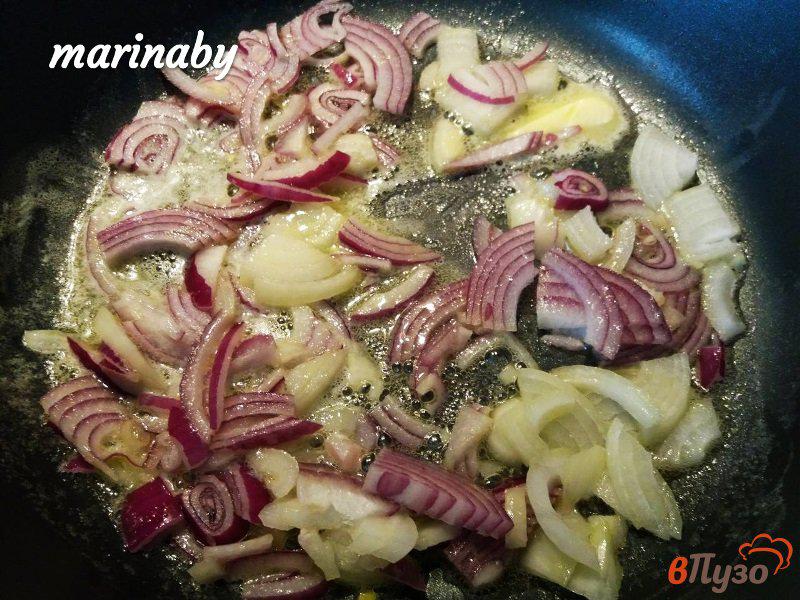 Фото приготовление рецепта: Спагетти с овощым соусом шаг №2
