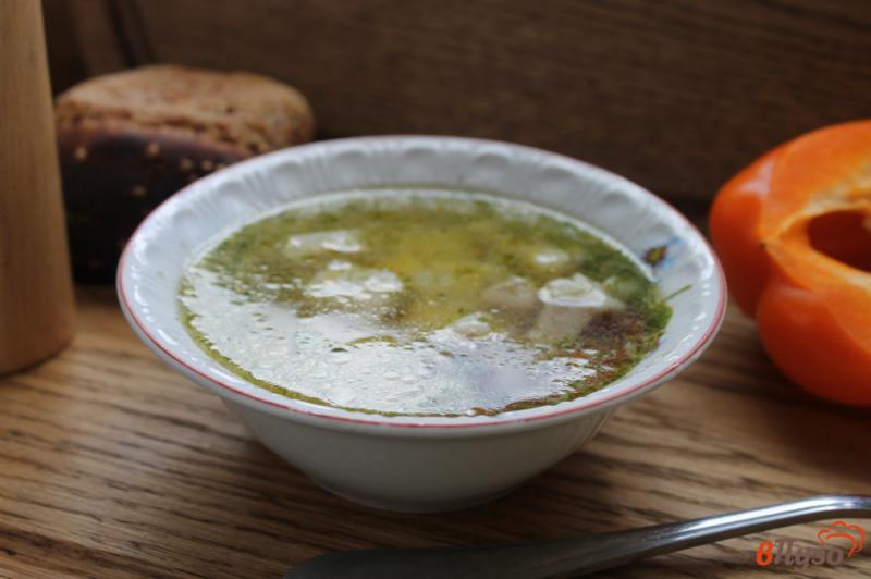 Фото приготовление рецепта: Суп со свининой и кабачком шаг №6