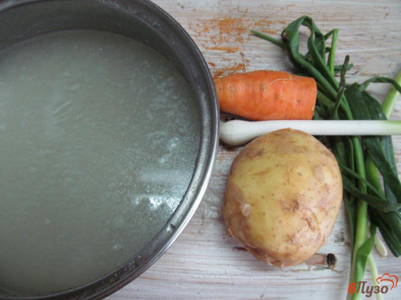 Фото приготовление рецепта: Суп на курином бульоне с шашлычками шаг №1
