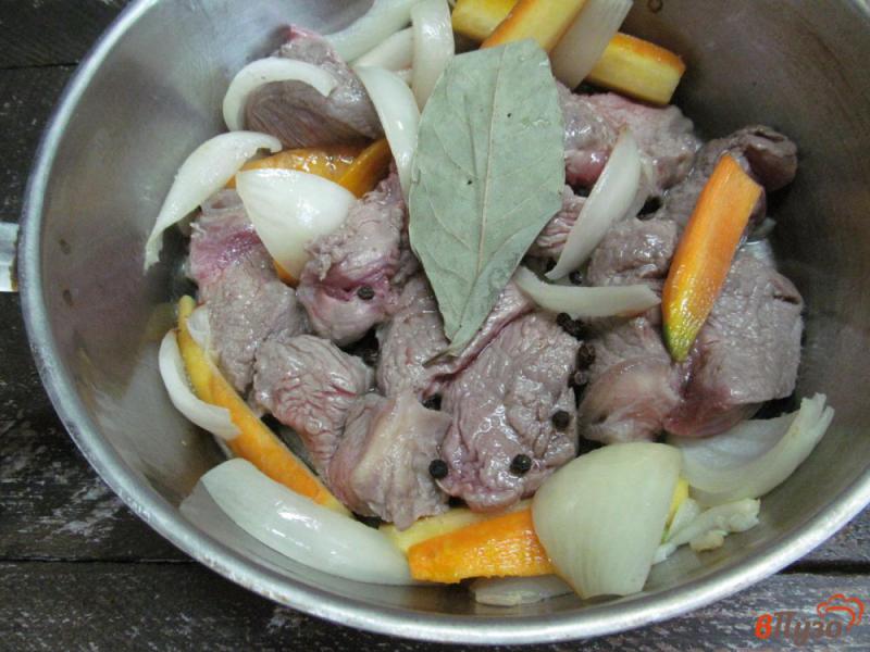 Фото приготовление рецепта: Заливное - холодец из мякоти говядины шаг №6