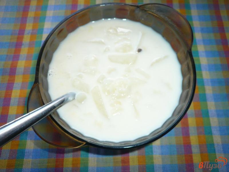 Фото приготовление рецепта: Сырно-сливочный суп с макаронами шаг №9