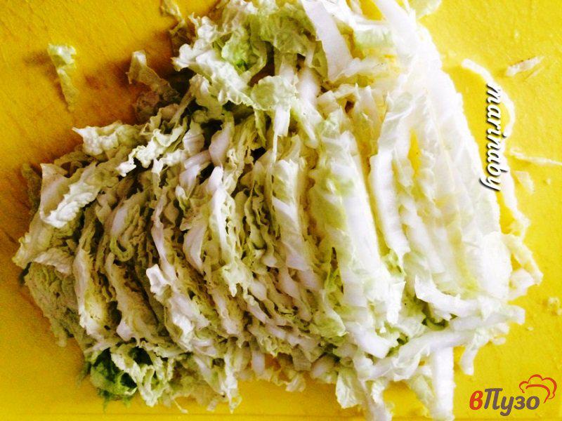 Фото приготовление рецепта: Шаверма или шаурма с курицей карри и овощами шаг №3