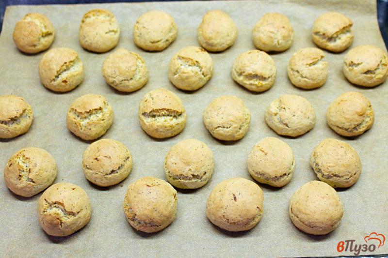 Фото приготовление рецепта: Печенье с маком и семенами льна шаг №6