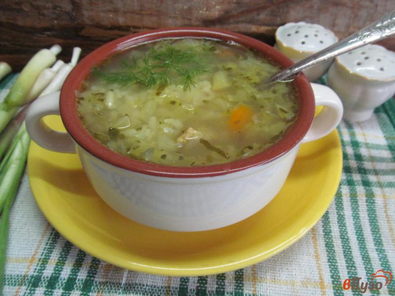 Фото приготовление рецепта: Суп на свинине с овощами и рисом шаг №6