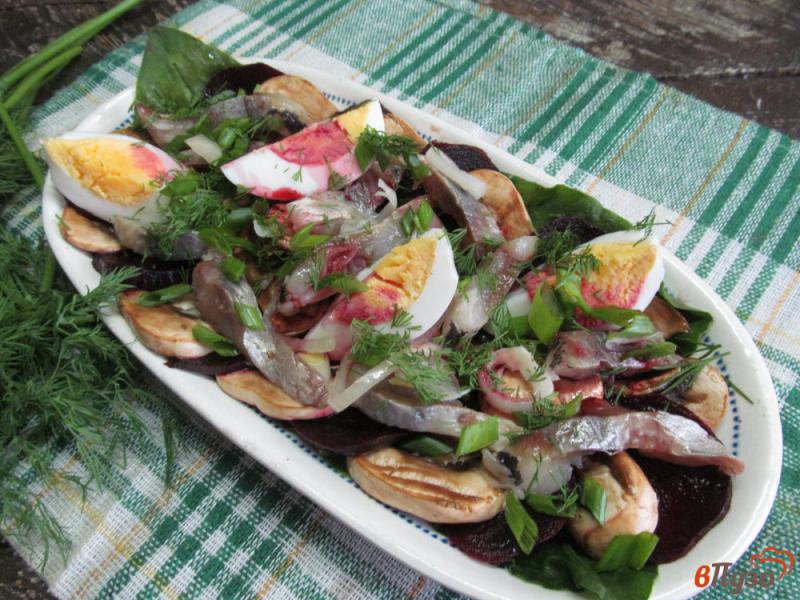 Фото приготовление рецепта: Селедочный салат шаг №4