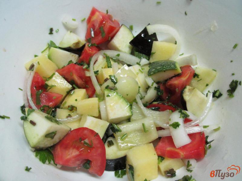 Фото приготовление рецепта: Греческое овощное рагу - Бриам шаг №2