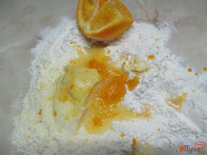 Фото приготовление рецепта: Апельсиновое печенье шаг №2