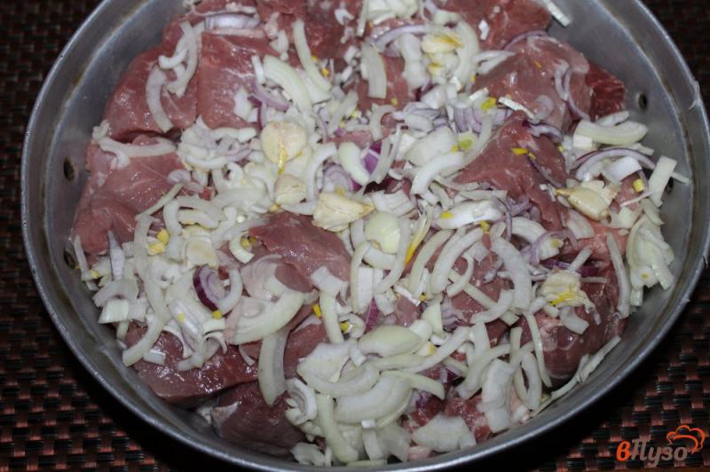 Фото приготовление рецепта: Шашлык из свиного ошейка шаг №2