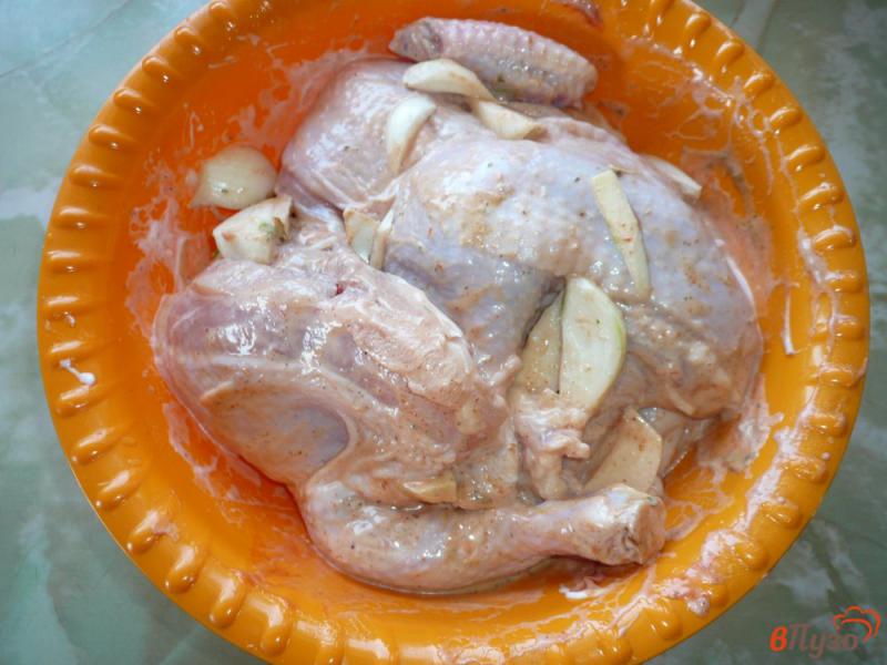 Фото приготовление рецепта: Цыпленок на решетке шаг №6