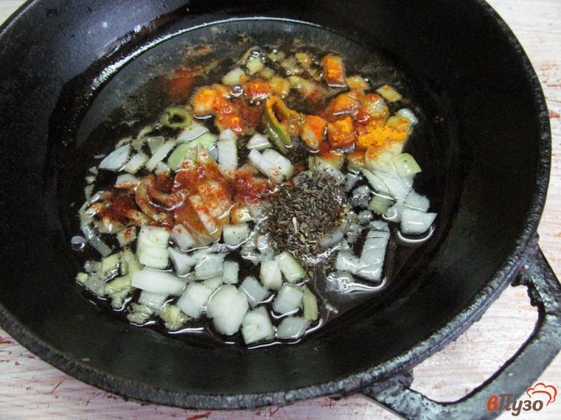 Фото приготовление рецепта: Тушеная капуста «сабзи» шаг №3