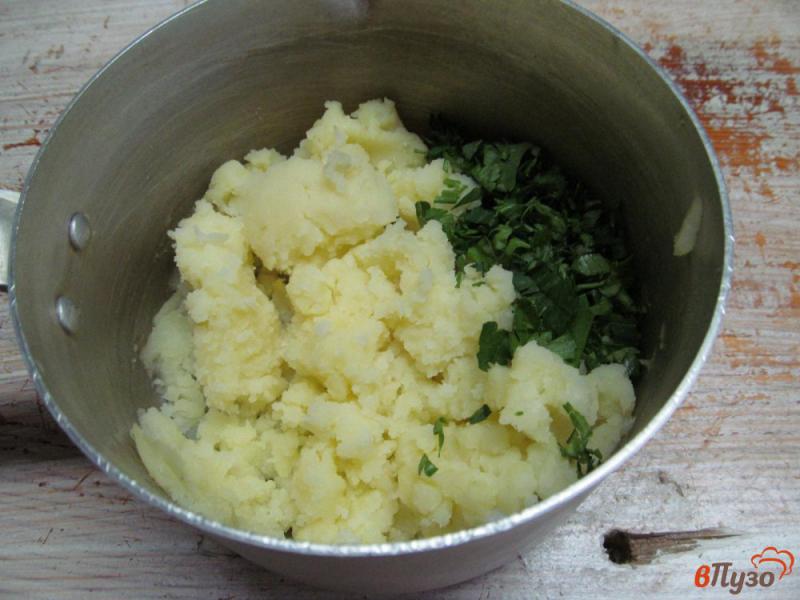 Фото приготовление рецепта: Слоеные трубочки с картофелем шаг №1