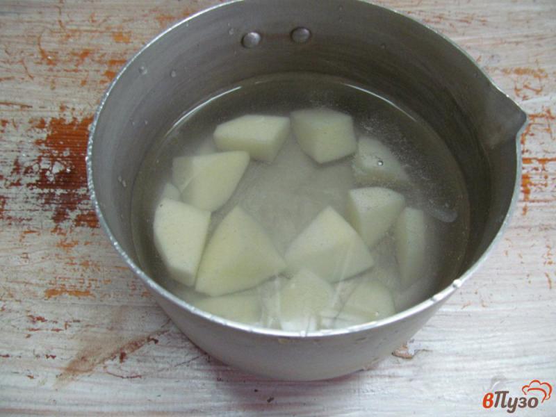 Фото приготовление рецепта: Капустный хаш с картофелем и ветчиной шаг №2