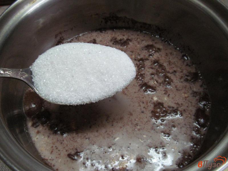 Фото приготовление рецепта: Шоколадный крем с пшеном шаг №3