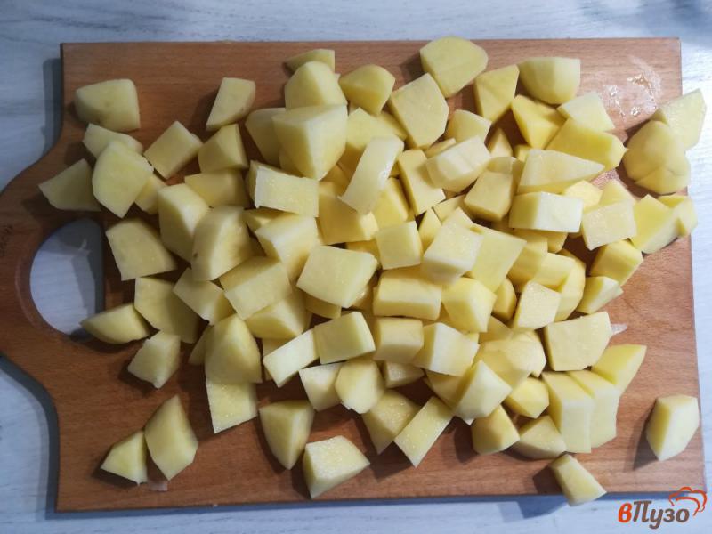 Фото приготовление рецепта: Картофель тушеный с овощами шаг №6