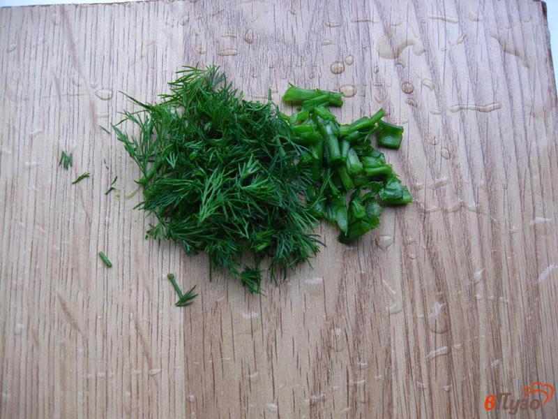Фото приготовление рецепта: Салат из пекинской капусты с фетой шаг №5