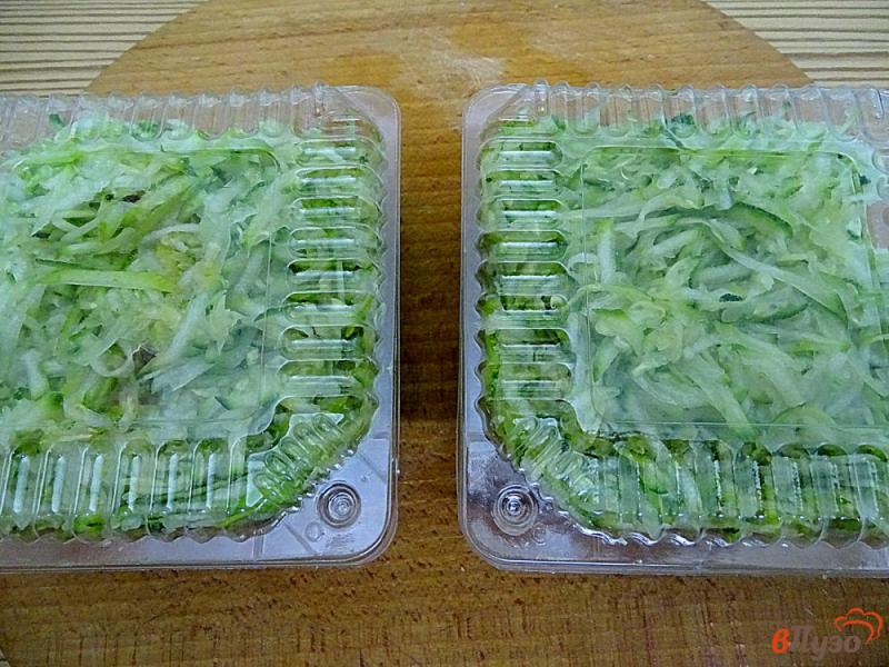 Фото приготовление рецепта: Заморозка кабачков и цукини на зиму шаг №9