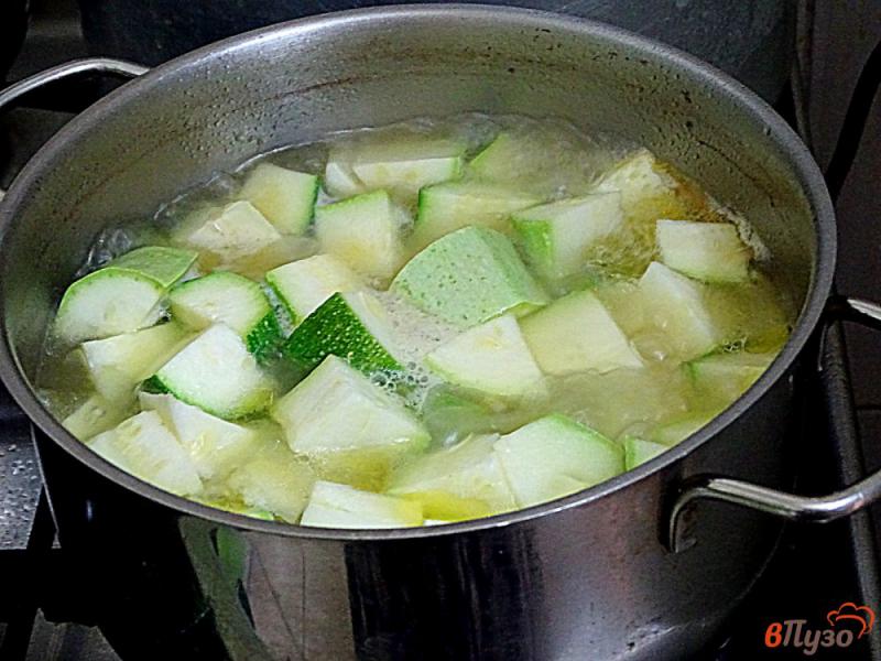 Фото приготовление рецепта: Суп пюре из кабачка шаг №8