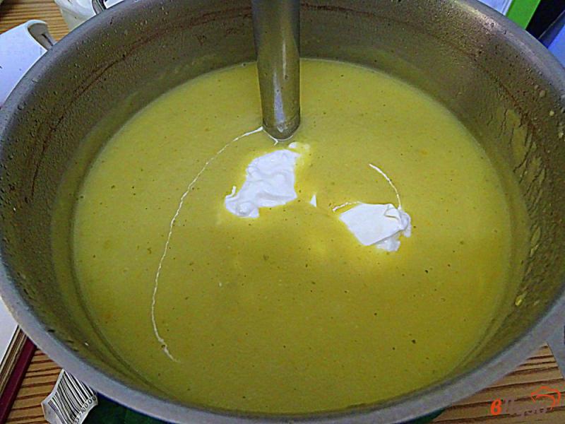 Фото приготовление рецепта: Суп пюре из кабачка шаг №10