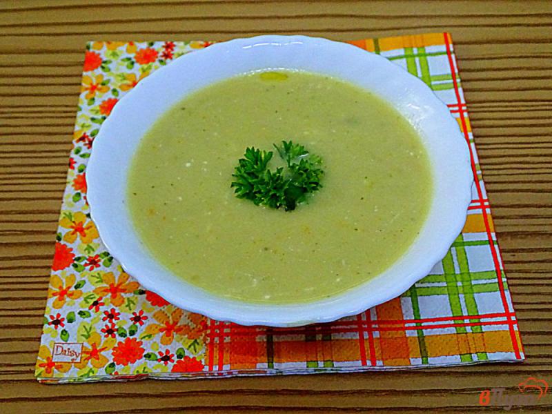 Фото приготовление рецепта: Суп пюре из кабачка шаг №12