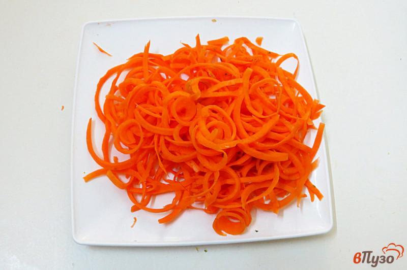 Фото приготовление рецепта: Овощные спагетти шаг №3
