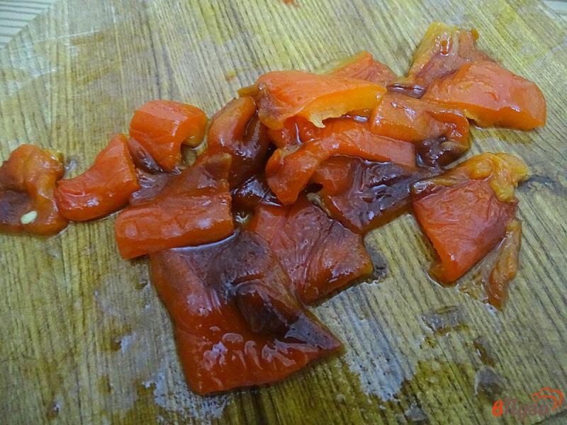 Фото приготовление рецепта: Малосольные баклажаны и перец шаг №6