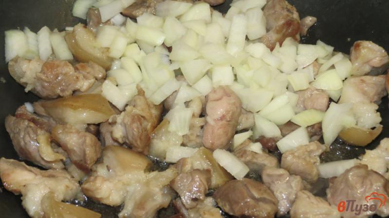 Фото приготовление рецепта: Мясо жаренное с овощами шаг №1
