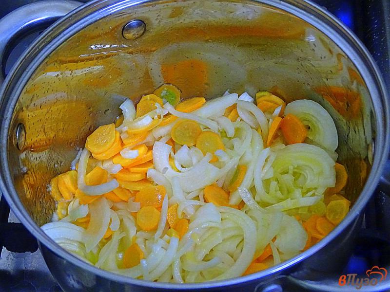Фото приготовление рецепта: Турецкий суп пюре из чечевицы *Мерджимек чорбасы* шаг №7