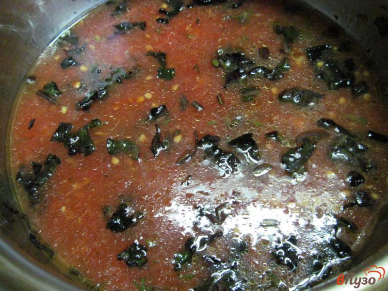 Фото приготовление рецепта: Суп «паппа ал помодоро» шаг №5