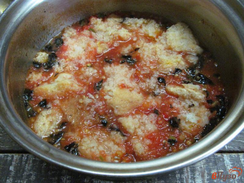 Фото приготовление рецепта: Суп «паппа ал помодоро» шаг №7