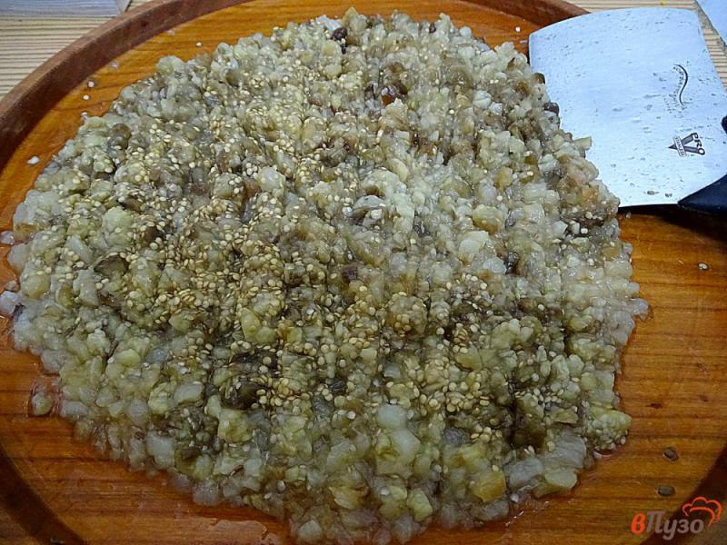 Фото приготовление рецепта: Икра из баклажанов и перца по средиземноморски шаг №4
