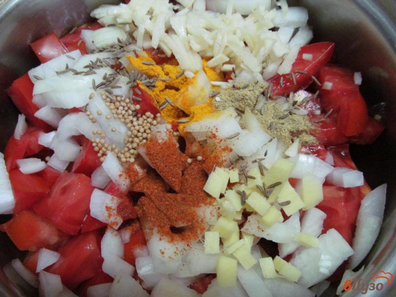Фото приготовление рецепта: Чатни - томатная закуска шаг №2