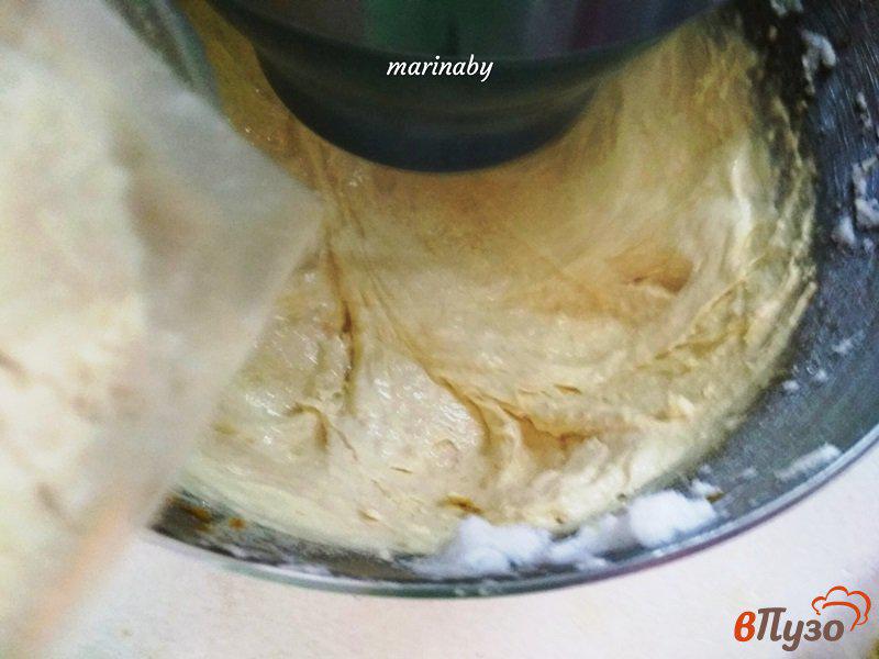 Фото приготовление рецепта: Апельсиново-миндальный бисквит шаг №4